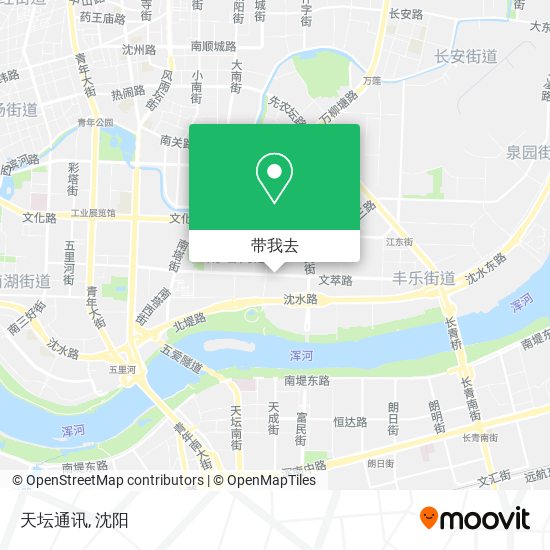天坛通讯地图