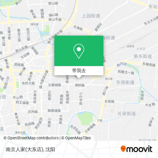 南京人家(大东店)地图