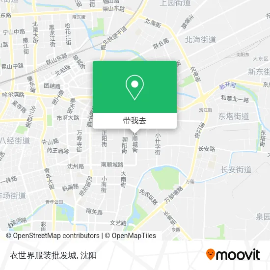 衣世界服装批发城地图