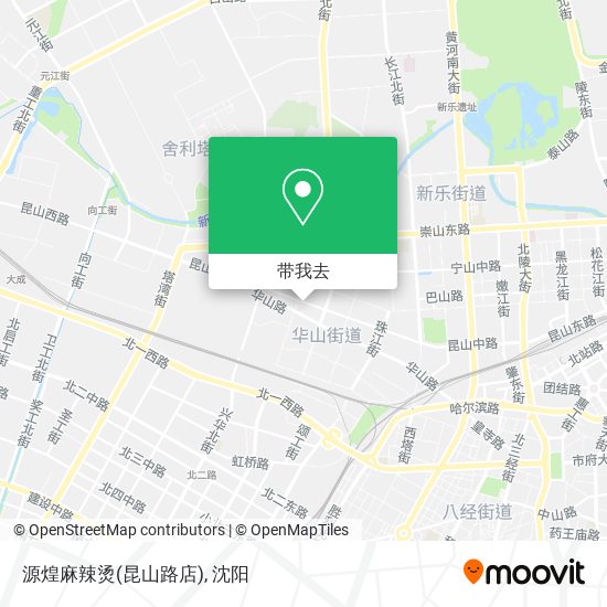 源煌麻辣烫(昆山路店)地图