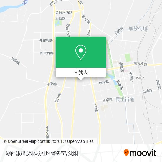湖西派出所林校社区警务室地图