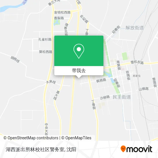 湖西派出所林校社区警务室地图