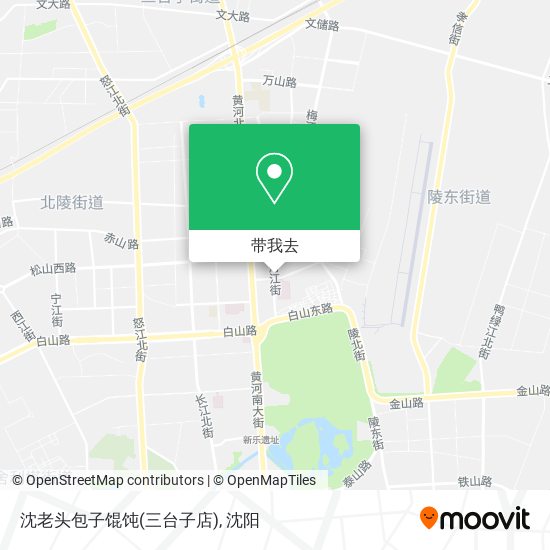 沈老头包子馄饨(三台子店)地图