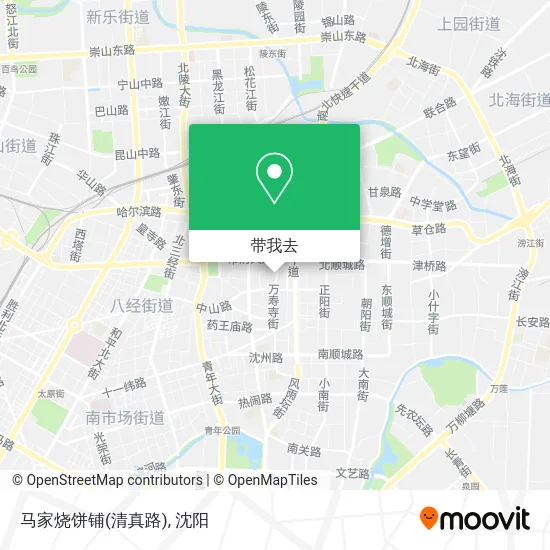 马家烧饼铺(清真路)地图