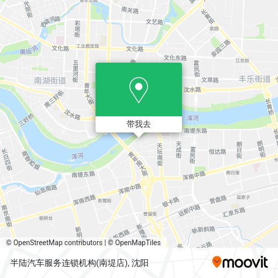 半陆汽车服务连锁机构(南堤店)地图