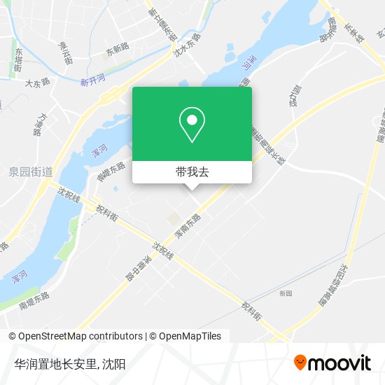华润置地长安里地图
