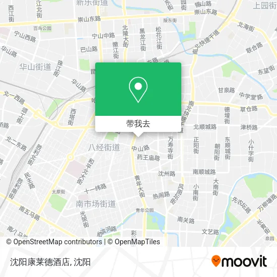 沈阳康莱德酒店地图