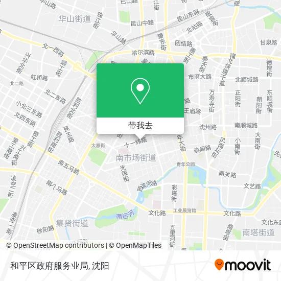 和平区政府服务业局地图