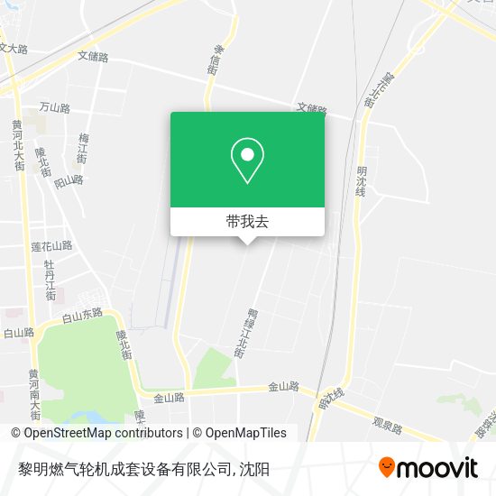 黎明燃气轮机成套设备有限公司地图