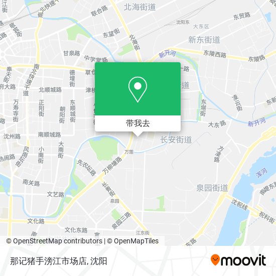 那记猪手滂江市场店地图