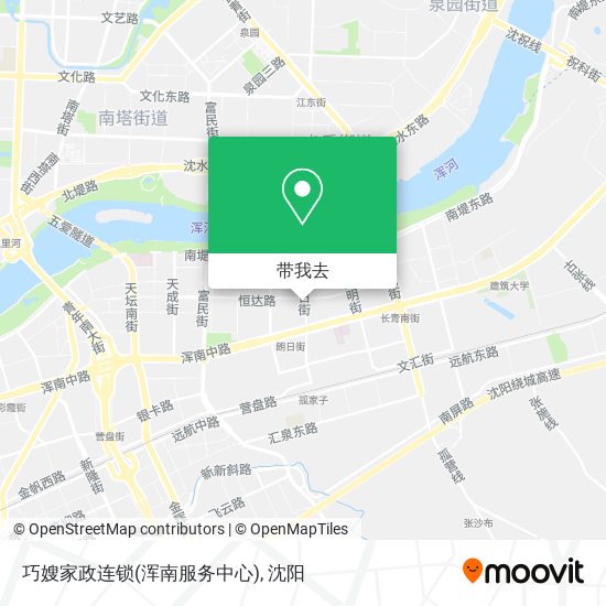 巧嫂家政连锁(浑南服务中心)地图