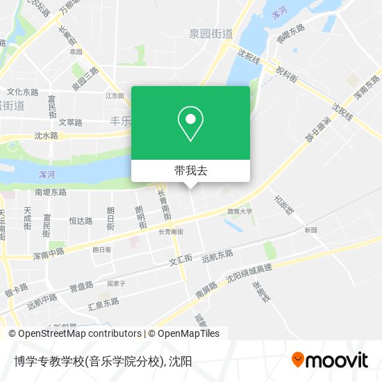 博学专教学校(音乐学院分校)地图