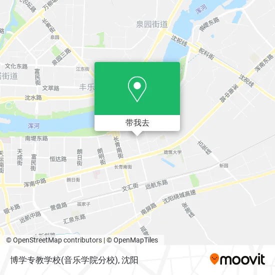 博学专教学校(音乐学院分校)地图