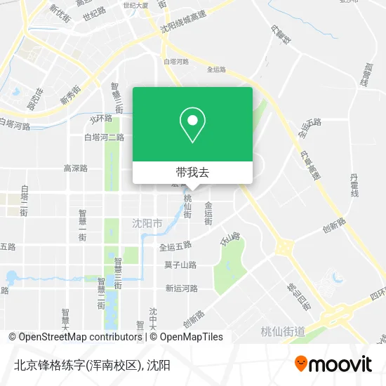 北京锋格练字(浑南校区)地图
