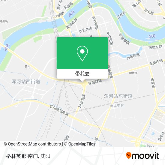 格林英郡-南门地图