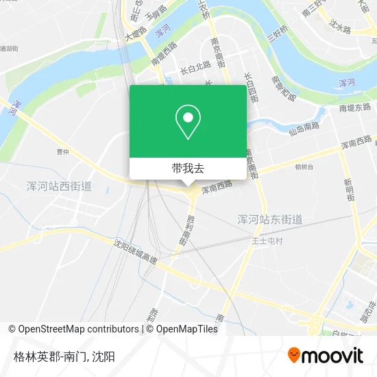 格林英郡-南门地图