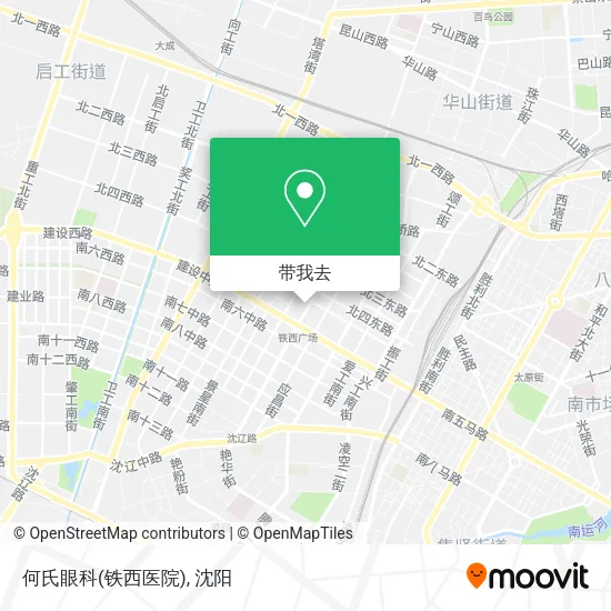 何氏眼科(铁西医院)地图