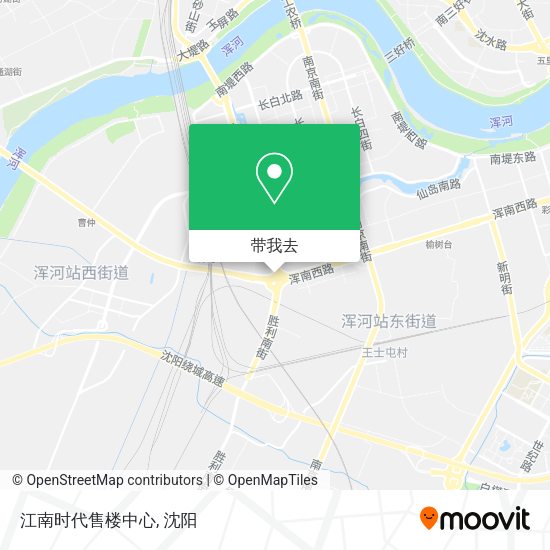 江南时代售楼中心地图