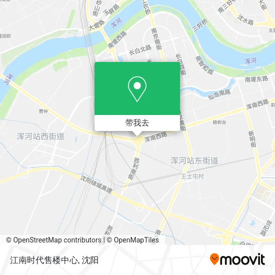 江南时代售楼中心地图