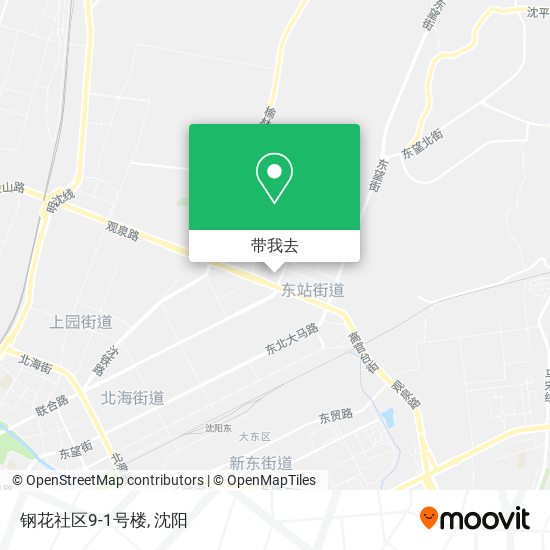钢花社区9-1号楼地图