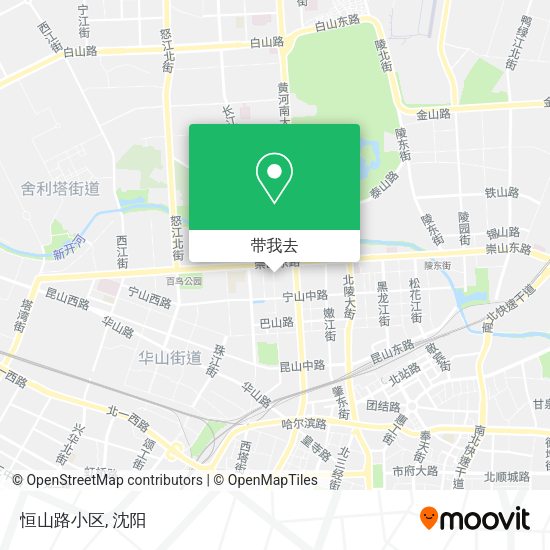恒山路小区地图