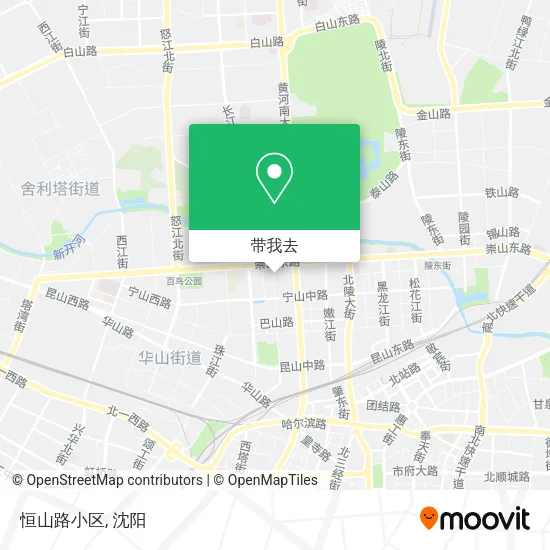 恒山路小区地图