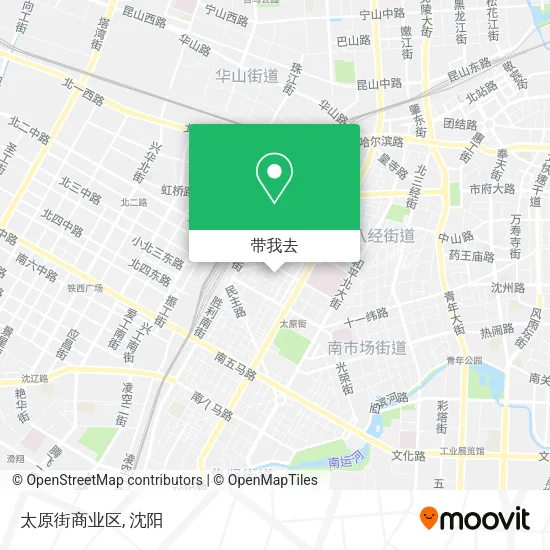 太原街商业区地图