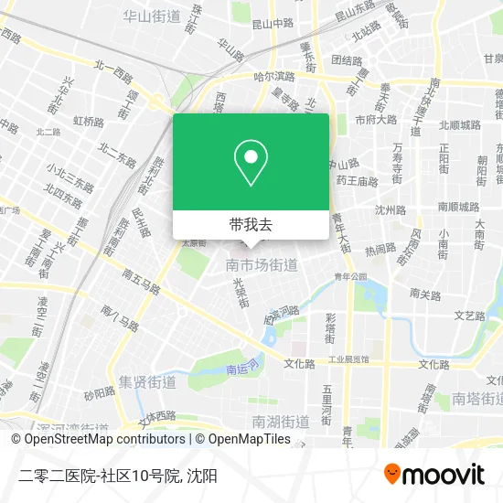 二零二医院-社区10号院地图