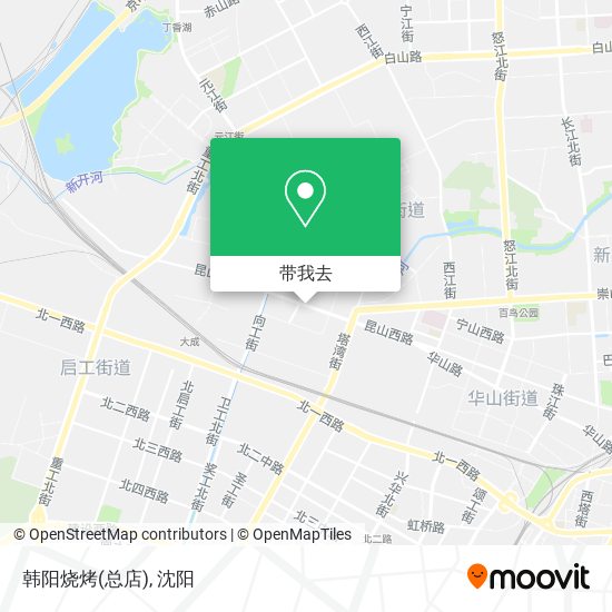 韩阳烧烤(总店)地图