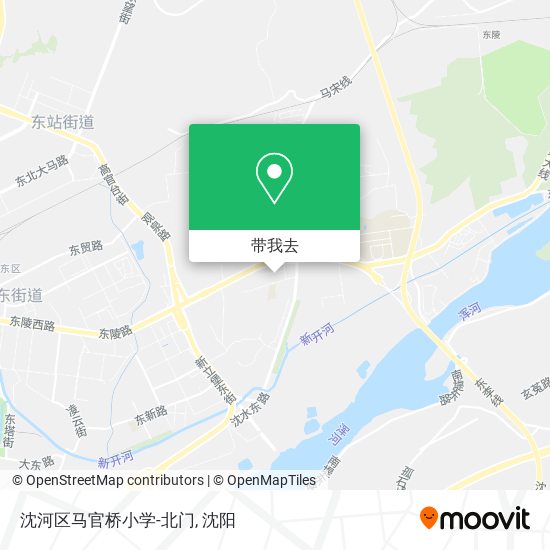 沈河区马官桥小学-北门地图