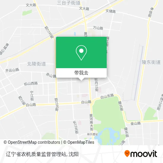 辽宁省农机质量监督管理站地图