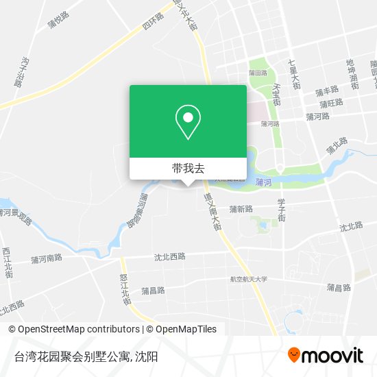 台湾花园聚会别墅公寓地图