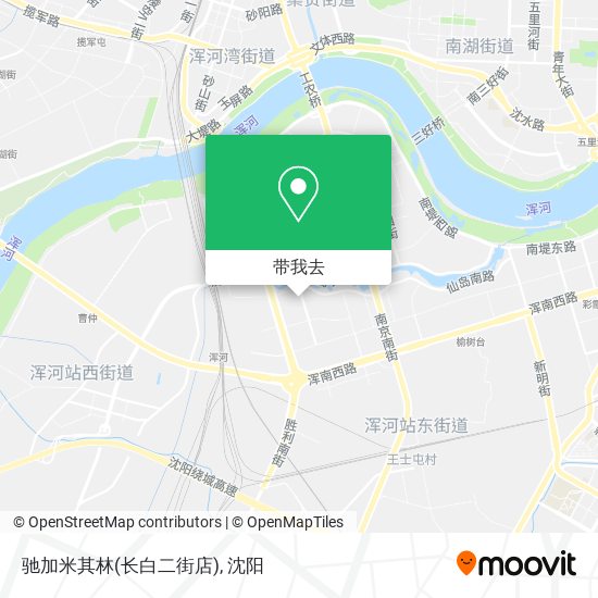 驰加米其林(长白二街店)地图