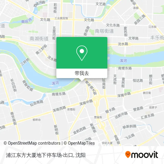 浦江东方大厦地下停车场-出口地图
