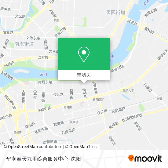 华润奉天九里综合服务中心地图