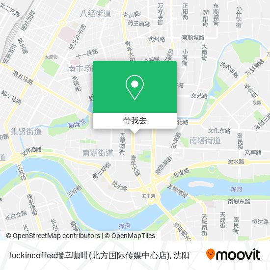 luckincoffee瑞幸咖啡(北方国际传媒中心店)地图