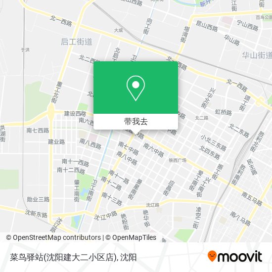 菜鸟驿站(沈阳建大二小区店)地图