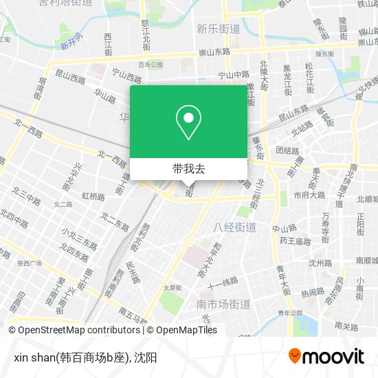 xin shan(韩百商场b座)地图