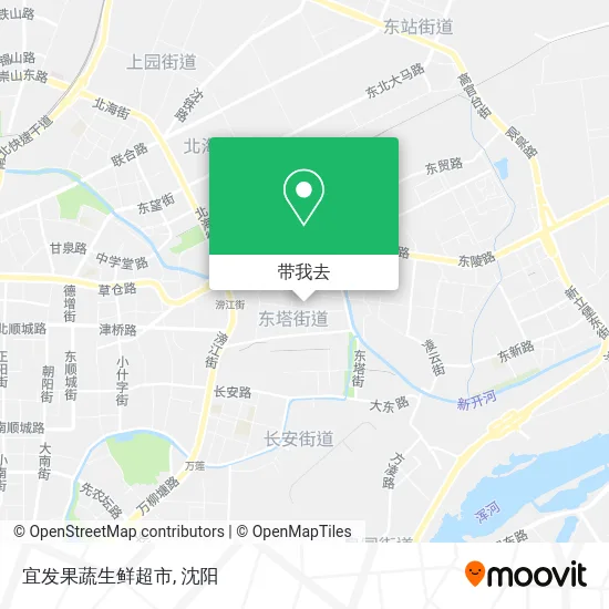 宜发果蔬生鲜超市地图