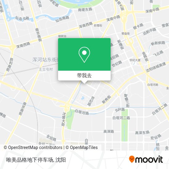 唯美品格地下停车场地图