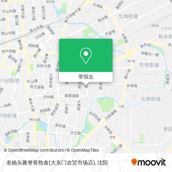 老杨头酱脊骨熟食(大东门农贸市场店)地图