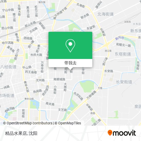 精品水果店地图