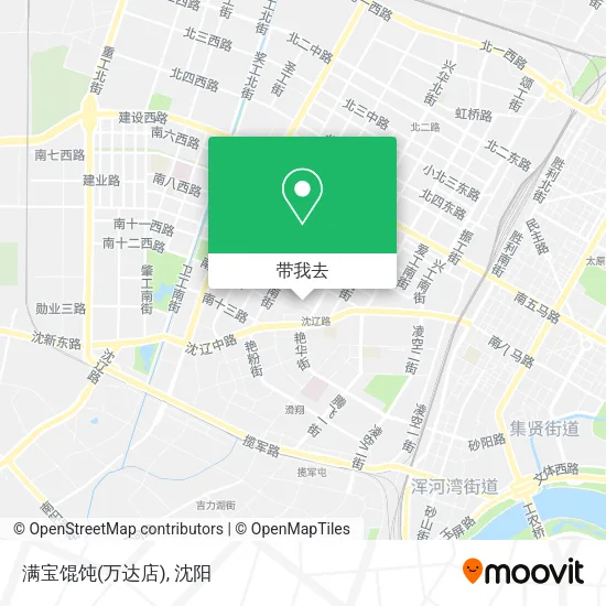 满宝馄饨(万达店)地图