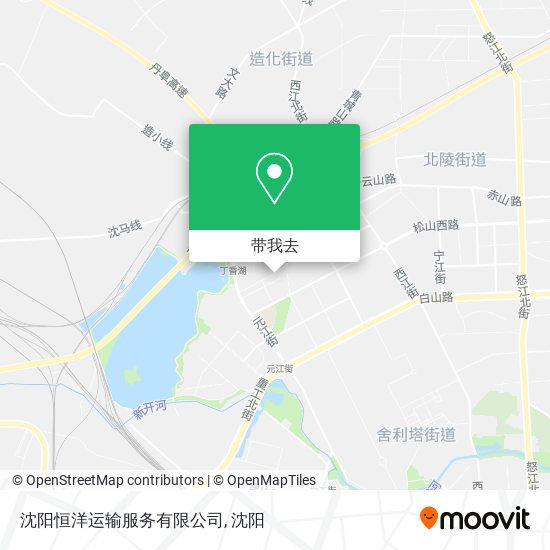 沈阳恒洋运输服务有限公司地图