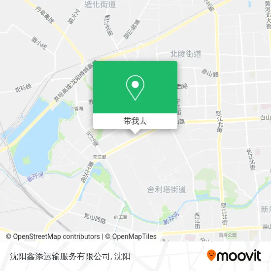 沈阳鑫添运输服务有限公司地图