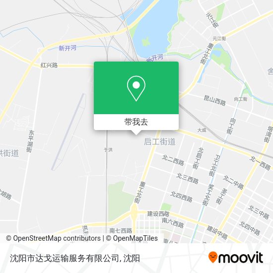 沈阳市达戈运输服务有限公司地图