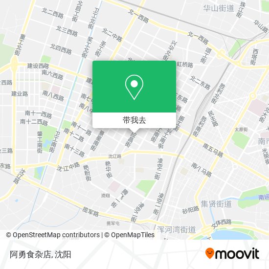 阿勇食杂店地图