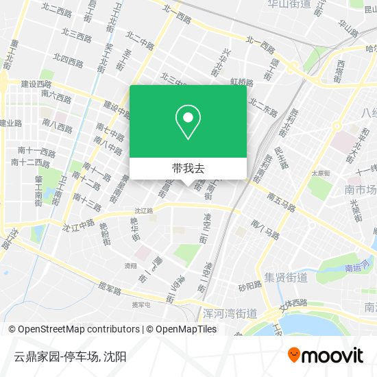 云鼎家园-停车场地图