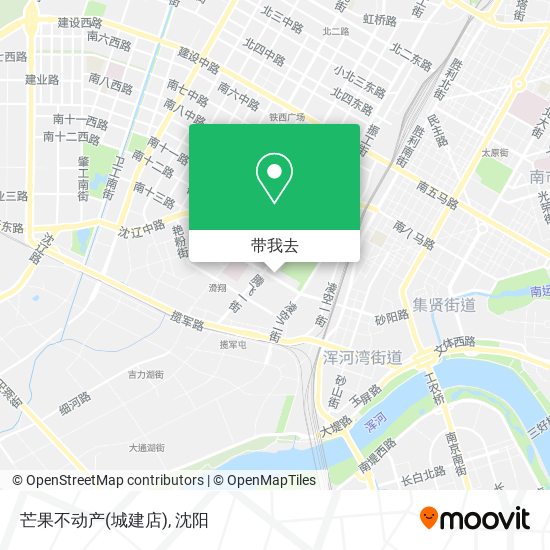 芒果不动产(城建店)地图