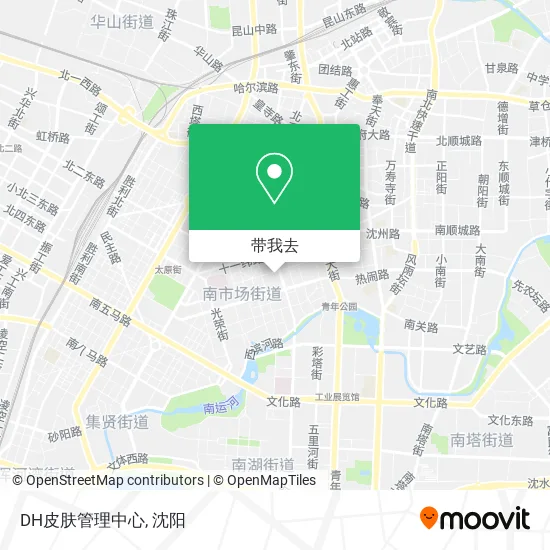 DH皮肤管理中心地图